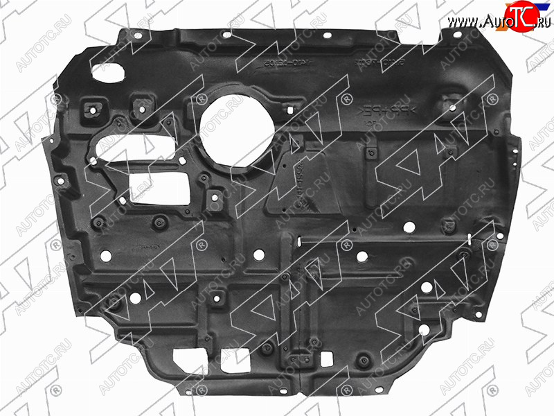 3 099 р. Защита картера двигателя SAT Toyota Prius XW30 дорестайлинг (2009-2011)  с доставкой в г. Воронеж