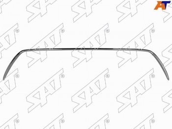 2 499 р. Молдинг решетки бампера SAT Toyota Camry XV55 1-ый рестайлинг (2014-2017) (хром)  с доставкой в г. Воронеж. Увеличить фотографию 1