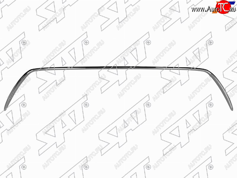 2 499 р. Молдинг решетки бампера SAT  Toyota Camry  XV55 (2014-2017) 1-ый рестайлинг (хром)  с доставкой в г. Воронеж