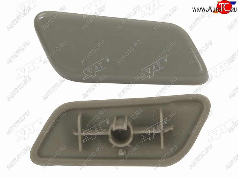 649 р. Правая крышка форсунки омывателя фары SAT  Toyota RAV4  XA40 (2015-2019) 5 дв. рестайлинг (неокрашенная)  с доставкой в г. Воронеж