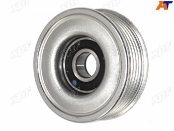 649 р. Ролик приводного ремня натяжной MAZDA 23 2007- (ручейковый) SAT ST-Z601-15-940  с доставкой в г. Воронеж. Увеличить фотографию 1