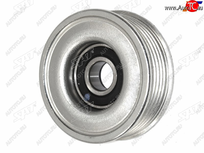 649 р. Ролик приводного ремня натяжной MAZDA 23 2007- (ручейковый) SAT ST-Z601-15-940  с доставкой в г. Воронеж