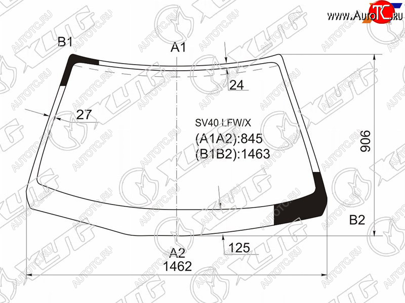 7 749 р. Стекло лобовое Toyota Camry Japan 94-98 XYG SV40 LFW/X  с доставкой в г. Воронеж