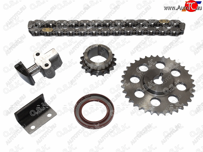 4 199 р. Комплект цепи ГРМ TOYOTA 4K5K7K 88- OSK T025K  с доставкой в г. Воронеж