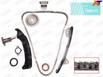 12 449 р. Комплект для замены цепи ГРМ TOYOTA COROLLAALLIONPRIUS 1ZR-FE2ZR-FEFXE 07- OSK T058K  с доставкой в г. Воронеж. Увеличить фотографию 1