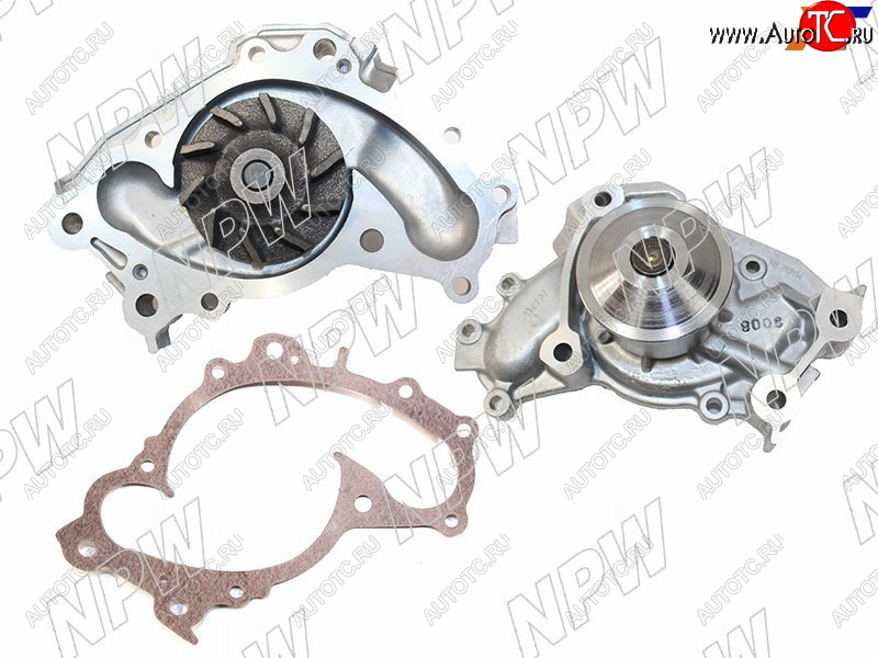 3 599 р. Насос водяного охлаждения TOYOTA 123MZFE 96- (с прокладкой)                                        NPW T-120  с доставкой в г. Воронеж
