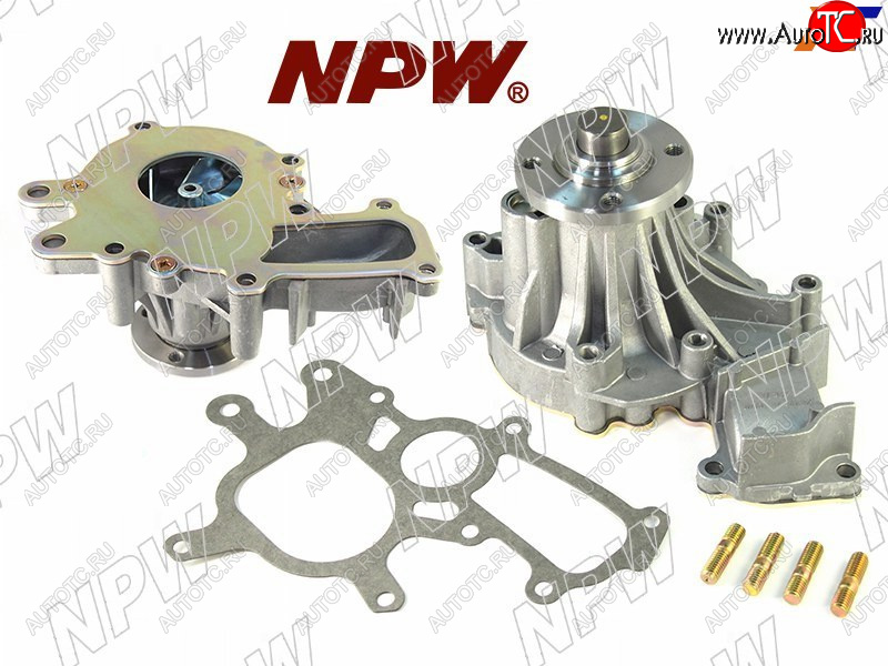 4 399 р. Насос водяного охлаждения в сборе с корпусом TOYOTA PRADO KDJ7#9#12#15#HIACEHILUX 1KZ12KD (с NPW T-164  с доставкой в г. Воронеж