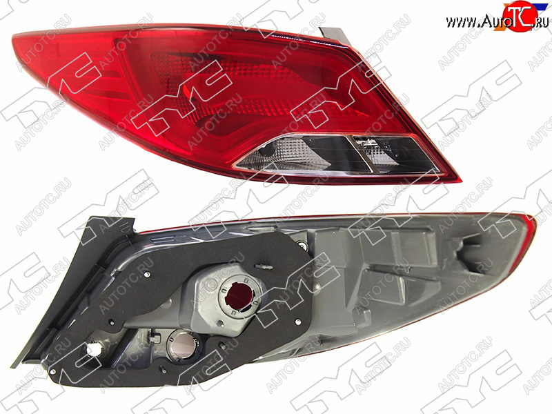 5 799 р. Левый фонарь (внешний) SAT Hyundai Solaris RBr седан дорестайлинг (2010-2014) с доставкой в г. Воронеж Увеличить фотографию 1 5 799 р. Левый фонарь (внешний) SAT Hyundai Solaris RBr седан дорестайлинг (2010-2014) с доставкой в г. Воронеж