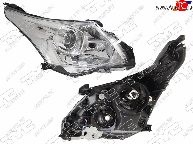 21 449 р. Фара правая (галоген, под корректор) TYC Toyota Avensis T270 седан дорестайлинг (2008-2011)  с доставкой в г. Воронеж