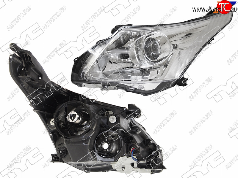 21 449 р. Фара левая (галоген, под корректор) TYC Toyota Avensis T270 седан дорестайлинг (2008-2011)  с доставкой в г. Воронеж