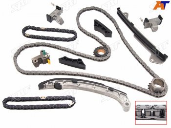 12 549 р. Комплект цепи ГРМ TOYOTA LC PRADO 150FJ CRUISER4-RUNNER 09- 1GR SAT TK-TY210-J  с доставкой в г. Воронеж. Увеличить фотографию 1