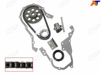 2 999 р. Комплект цепи ГРМ TOYOTA 4K5K7K 88- SAT TK-TY108-A  с доставкой в г. Воронеж. Увеличить фотографию 1