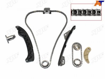 6 649 р. Комплект цепи ГРМ TOYOTA COROLLA,AURIS,RAV4,AVENSIS 1-2ZR-FE SAT TK-TY432-A  с доставкой в г. Воронеж. Увеличить фотографию 1