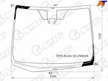 11 999 р. Стекло лобовое (Обогрев щеток Камера) Toyota Noah 14-17  Voxy 14-17  Esquire 14-17 XYG TR70-R-CH-1Z LFW/H/X  с доставкой в г. Воронеж. Увеличить фотографию 1