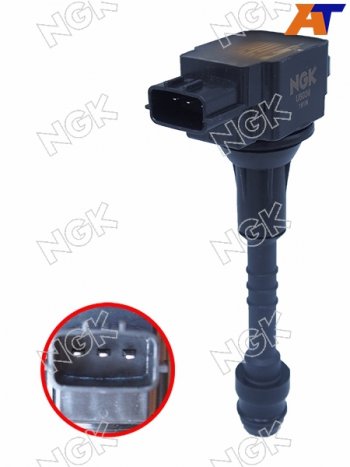 6 999 р. Катушка зажигания NISSAN QG13DEQG15DEQG18DEGA15DE 96- NGK U5036  с доставкой в г. Воронеж. Увеличить фотографию 1