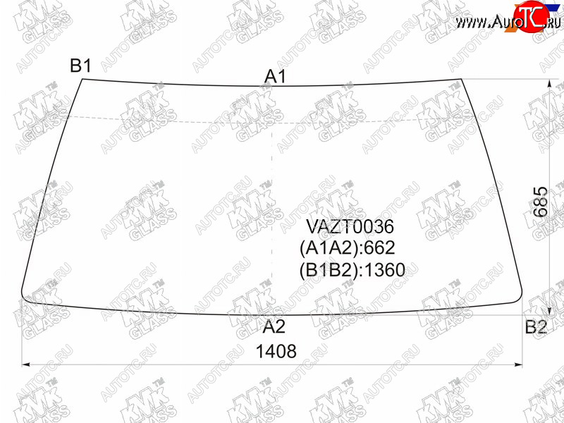 3 799 р. Стекло лобовое LADA 2108 84-04  2109 87-06  21099 90-04  2113 Samara 04-13 KMK VAZT0036  с доставкой в г. Воронеж