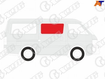 3 699 р. Стекло боковое опускное (Сзади Справа Цвет зеленый) Volkswagen Transporter 03-15  Multivan 03-15 XYG VW-T5 RD/RH/X  с доставкой в г. Воронеж. Увеличить фотографию 1