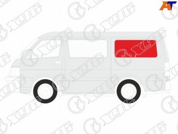 3 699 р. Стекло кузова боковое (не опускное) (Слева Цвет зеленый) Volkswagen Transporter 03-15  Multivan 03 XYG VW-T5 SW/LH/X  с доставкой в г. Воронеж. Увеличить фотографию 1