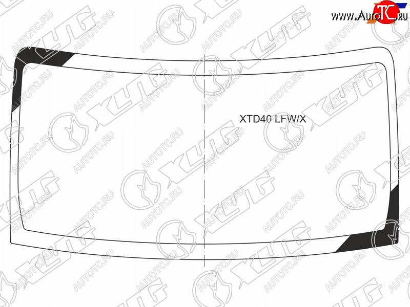 6 299 р. Стекло лобовое Daihatsu Grand Max 07-19  Toyota Lite Ace 08-20  Town Ace 08-20 XYG XTD40 LFW/X  с доставкой в г. Воронеж