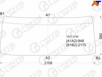 Стекло лобовое Hino 500 04-  Ranger 98-17 XYG Y077 LFW