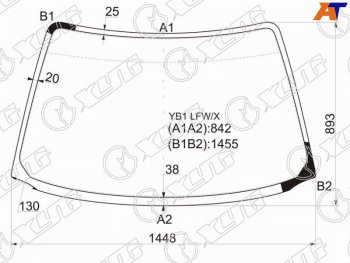 9 999 р. Стекло лобовое Suzuki Baleno 95-02  Cultus 95-02  Esteem 95-04 XYG YB1 LFW/X  с доставкой в г. Воронеж. Увеличить фотографию 1