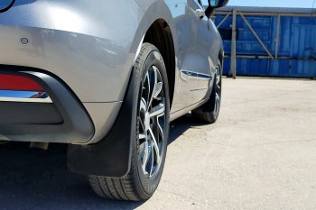 2 139 р. Задние брызговики (увеличенные) Petroil Tuning  Haval Jolion (2020-2024) дорестайлинг  с доставкой в г. Воронеж. Увеличить фотографию 2