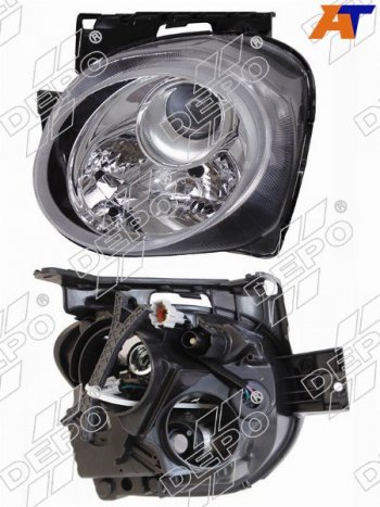 11 199 р. Фара NISSAN JUKE 14-20 LH под электрокорректор (Евросвет) DEPO 215-11H3L-LD-EM  с доставкой в г. Воронеж. Увеличить фотографию 1