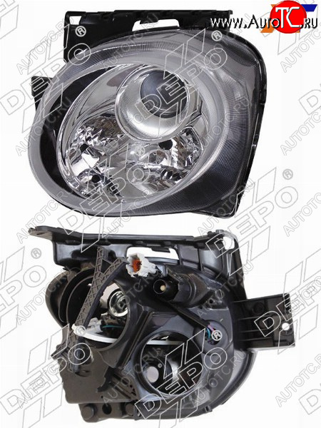 11 199 р. Фара NISSAN JUKE 14-20 LH под электрокорректор (Евросвет) DEPO 215-11H3L-LD-EM  с доставкой в г. Воронеж