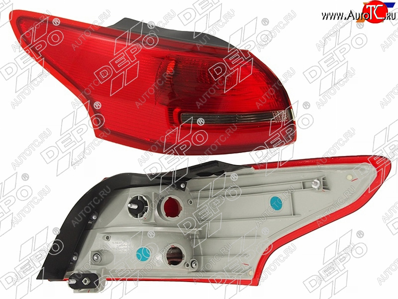 4 499 р. Фонарь задний FORD FOCUS III 15- LH 4D                                                               DEPO 431-19ABL-UE  с доставкой в г. Воронеж