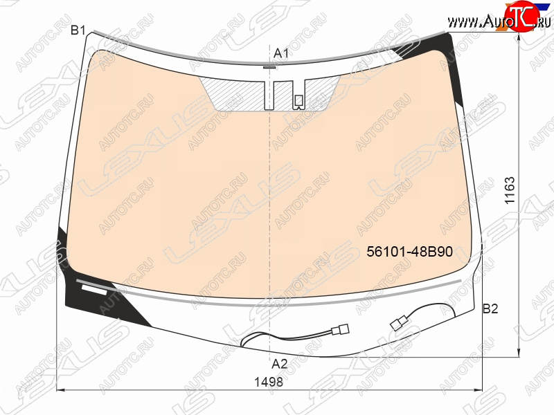 94 999 р. Стекло лобовое (Обогрев полный Датчик дождя) Lexus RX 15-19 LEXUS 56101-48B90  с доставкой в г. Воронеж