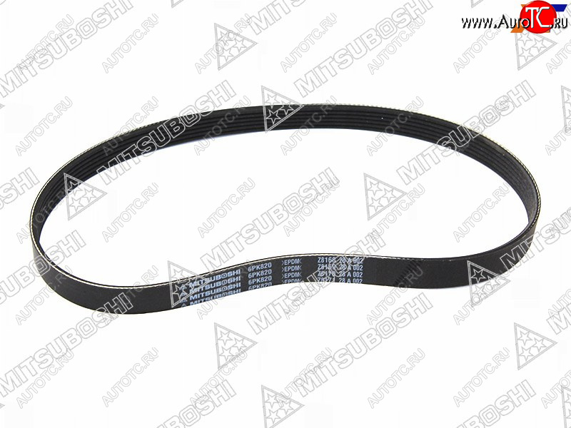 559 р. Ремень поликлиновый NISSAN PULSAR N16 99-11SENTRA B15X 00-06TOYOTA ESTIMA TCR1# 2TZFE 93-98 MITSUBOSHI 6PK820  с доставкой в г. Воронеж
