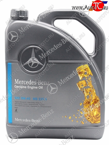 6 799 р. Масло моторное MERCEDES-BENZ (синтетическое) 5л  5W-40 229.5 бензин MERCEDES A000989630813AAEW  с доставкой в г. Воронеж