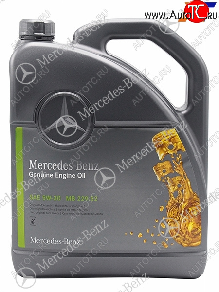 10 299 р. Масло моторное MERCEDES-BENZ (синтетическое) 5л 5W30 229.52 бензин MERCEDES A000989700613ABDW  с доставкой в г. Воронеж
