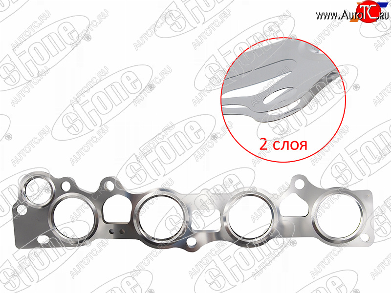 849 р. Прокладка выпускного коллектора NISSAN NOTETIIDA HR1516DE 05- STONE JB-02775  с доставкой в г. Воронеж