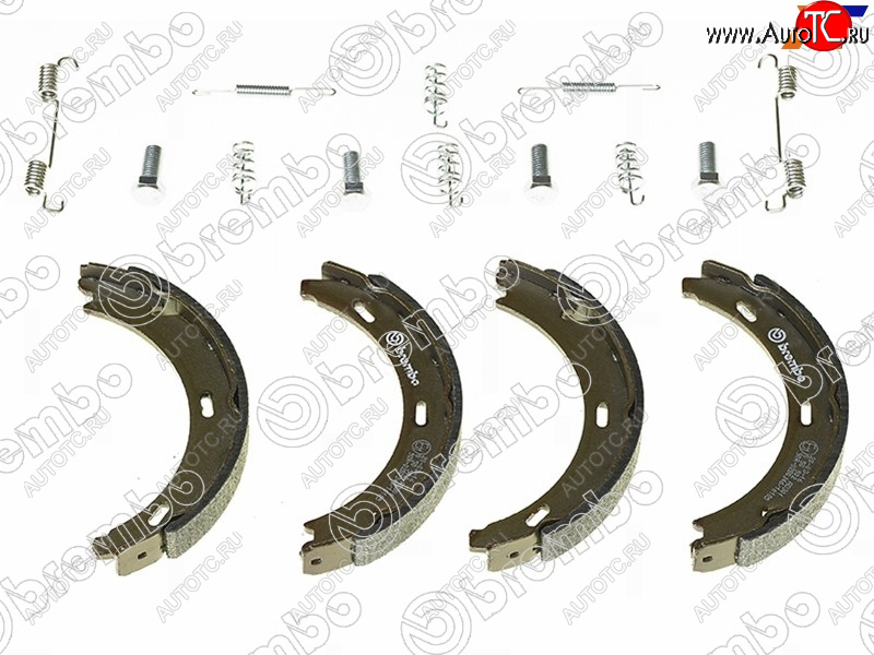 2 499 р. Колодки барабанные задние RH-LH SAT Mercedes-Benz C-Class W202 дорестайлинг седан (1993-1997)  с доставкой в г. Воронеж