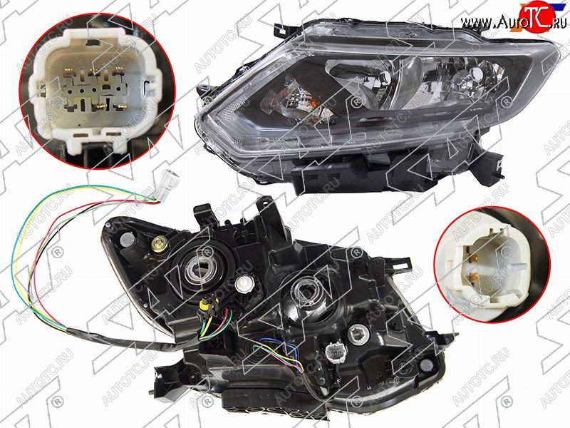 9 649 р. Фара левая (галоген, ДХО, с электрокорректором) SAT Nissan X-trail 3 T32 дорестайлинг (2013-2018) с доставкой в г. Воронеж Увеличить фотографию 1 9 649 р. Фара левая (галоген, ДХО, с электрокорректором) SAT Nissan X-trail 3 T32 дорестайлинг (2013-2018) с доставкой в г. Воронеж