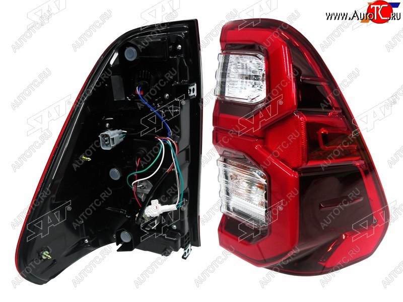 7 799 р. Фонарь задний правый (LED)  Toyota Hilux  AN120 (2020-2025) 2-ой рестайлинг  с доставкой в г. Воронеж