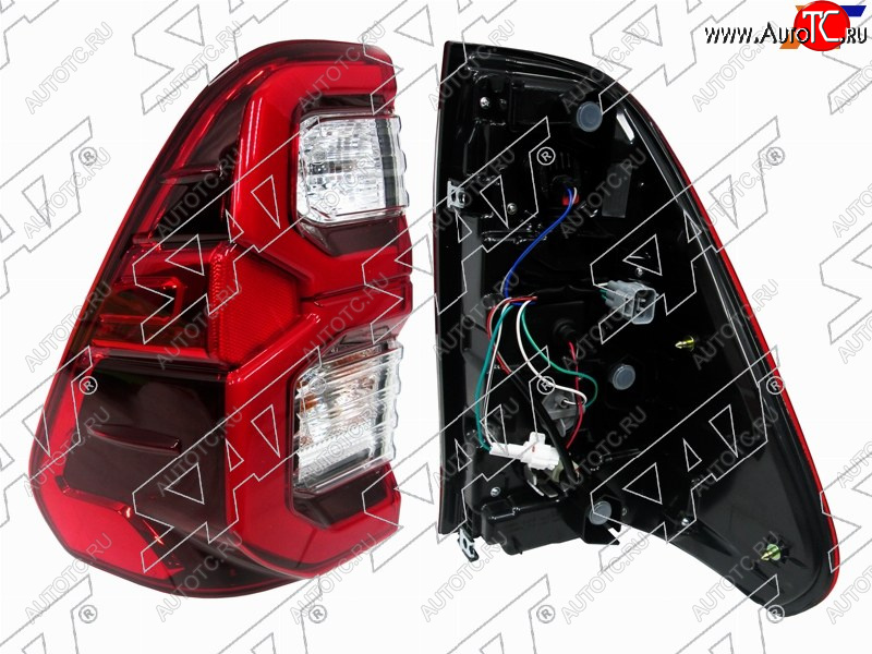 7 799 р. Фонарь задний левый (LED)  Toyota Hilux  AN120 (2020-2025) 2-ой рестайлинг  с доставкой в г. Воронеж