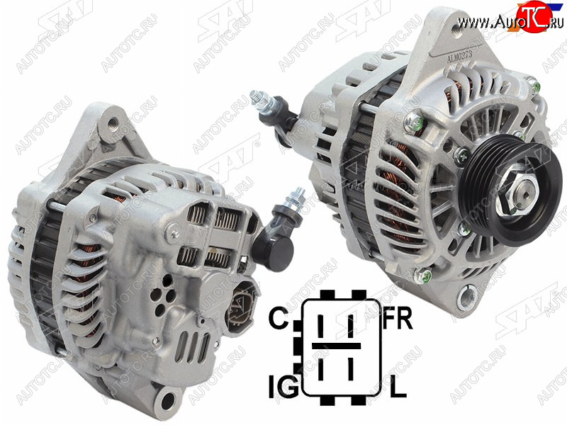 10 999 р. Генератор SUZUKI GRAND VITARA 05-SWIFT 06-SX4 1.62.0 07- M13AM16A 12V 80A (аналог MITSUBISHI)    SAT ST-31400-65J10  с доставкой в г. Воронеж