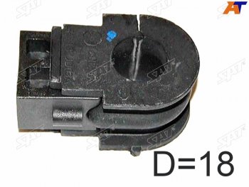 253 р. Втулка стабилизатора переднего D=18 FL-FR SAT Nissan Micra K12 5 дв. 2-ой рестайлинг (2007-2010)  с доставкой в г. Воронеж. Увеличить фотографию 1