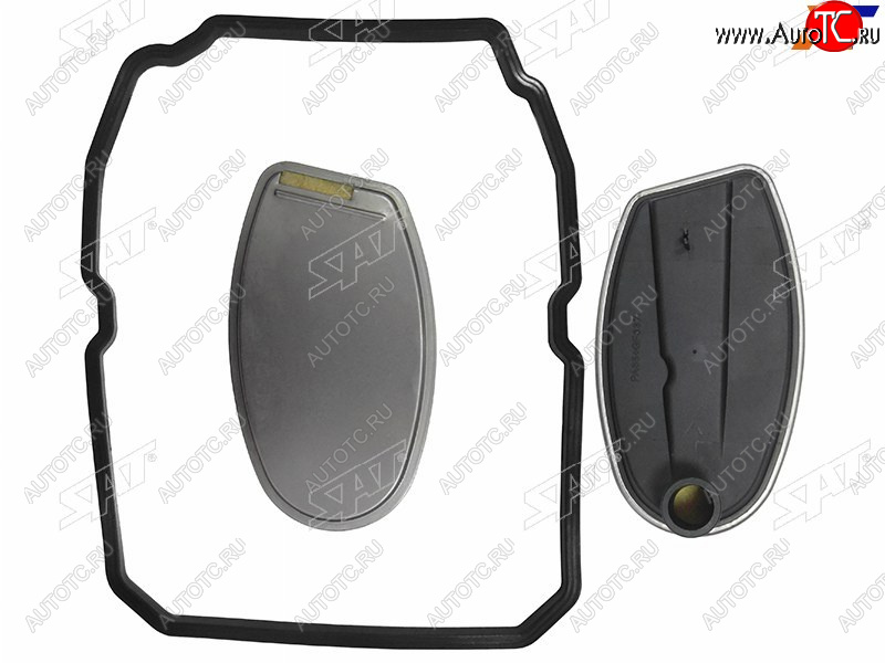 659 р. Фильтр АКПП MERCEDES BENZ W204203202212211210463220163 (5ступ) (с прокладкой) SAT ST-A1402770095  с доставкой в г. Воронеж