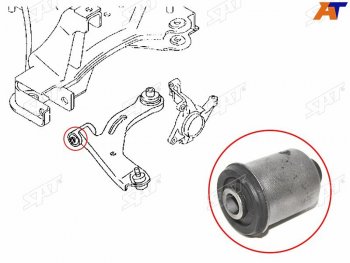 228 р. Сайлентблок Ford Escape 00-12  Maverick 93-07  Mazda Tribute 00-07 SAT ST-EC01-34-300H-SB  с доставкой в г. Воронеж. Увеличить фотографию 2