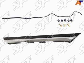 2 299 р. Молдинг крышки багажника SAT  Toyota Corolla  E180 (2016-2019) рестайлинг (хром)  с доставкой в г. Воронеж. Увеличить фотографию 3