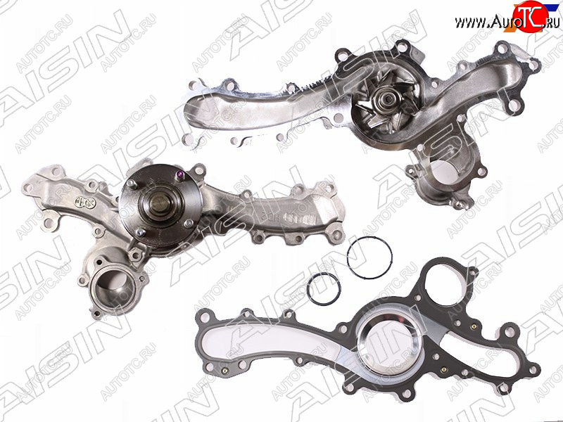 11 349 р. Насос водяного охлаждения TOYOTA LAND CRUISER PRADO 150FJ CRUISER 1GRFE 09- (с прокладкой) AISIN WPT-169  с доставкой в г. Воронеж