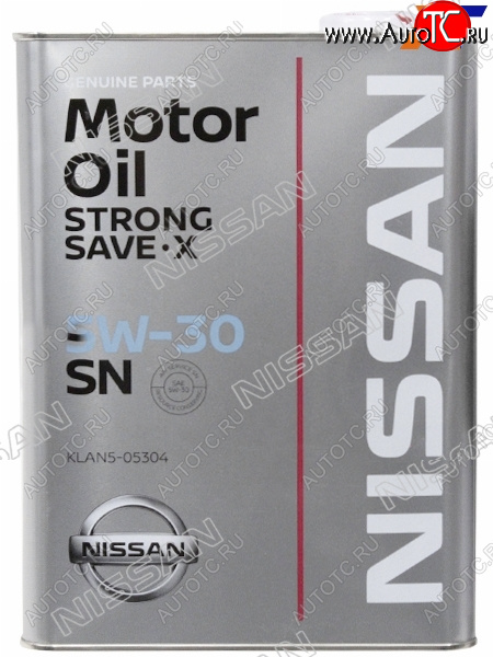 4 199 р. Масло моторное NISSAN (металлическая канистра) SN 5W-30 4Л NISSAN KLAN5-05304  с доставкой в г. Воронеж