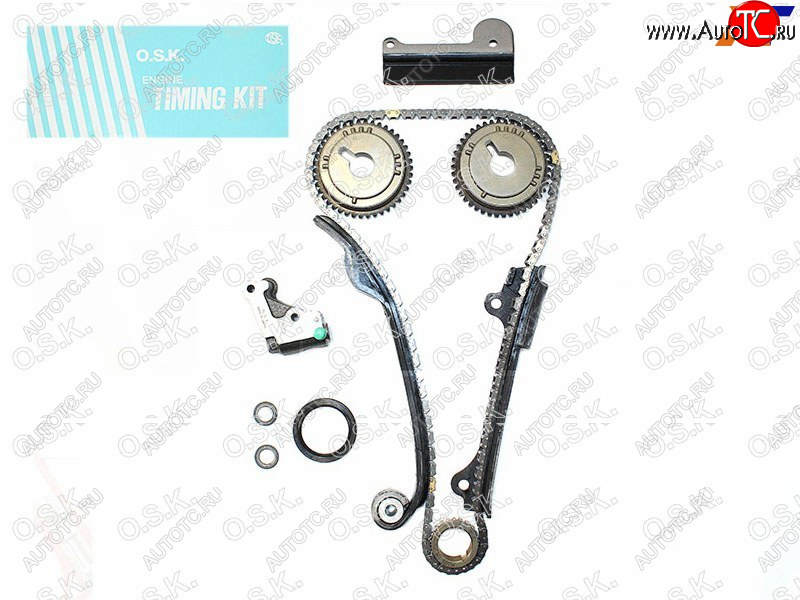 14 249 р. Комплект для замены цепи ГРМ NISSAN SUNNYADWINGROAD QG13QG15 00-(без VVTI) OSK N133K  с доставкой в г. Воронеж