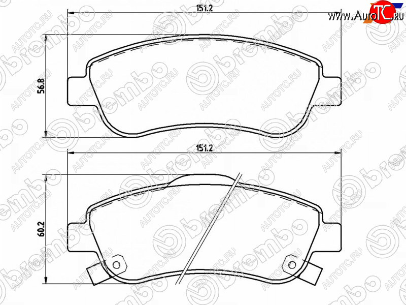 5 299 р. Колодки тормозные передние FL-FR SAT  Honda CR-V  RE1,RE2,RE3,RE4,RE5,RE7 (2007-2012) дорестайлинг, рестайлинг  с доставкой в г. Воронеж