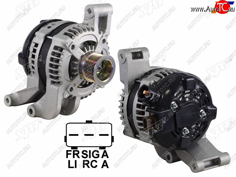 12 399 р. Генератор FORD CMAX 1.8 2.0 07-10FOCUS II 1.8 2.0 04-11 12V 120A                                    SAT ST-1530298  с доставкой в г. Воронеж