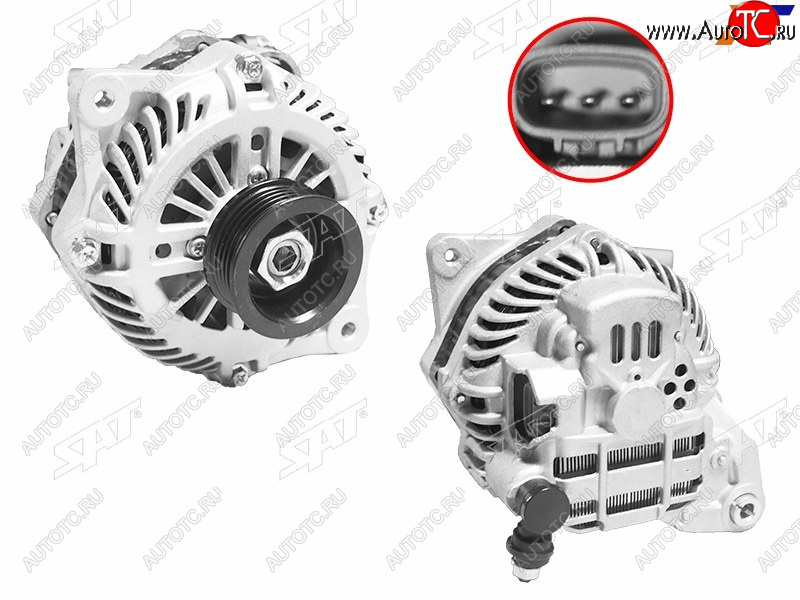 9 449 р. Генератор SUBARU IMPRESAFORESTERLEGACY 2.02.5 02-12 EJ204EJ205EJ255 12V 110A SAT ST-23700-AA521  с доставкой в г. Воронеж