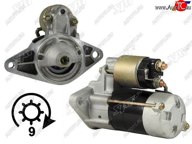 3 699 р. Стартер Toyota Caldina (T190,T210) 92-02  Corolla (E90,E100,E110) 87-02  Carina (T170,T190,T210) 8 SAT ST-28100-16070  с доставкой в г. Воронеж